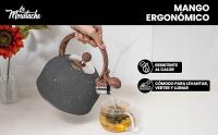 LA MOUSTACHE Tetera de Agua Silbante Vintage 2,5L de Acero Inoxidable - Kettle - details 2