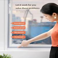 Tira De Sellado Para Puerta Y Ventana De 20M Autoadhesiva PU Espuma Aislante Para Aluminio Acero Y Vidrio Ventilación - details 2