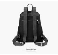 SSITO Mochila Simple informal para Mujer, mochila Escolar de Color sólido, mochila de viaje de Nailon 32*28*14cm - details 26