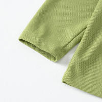 Camisa POLO Para Niños Y Niñas De Color Sólido Moda Deportiva Casual Con Mangas Cortas Cómoda Para Verano Talla True Fit - details 13