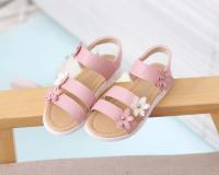 Sandalias De Verano Para Niñas 2024 Con 3 Flores Decoración Floral Transpirables Antideslizantes Talla True to Size Para Fiestas Y Vestidos - details 10