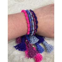 Pulseras Pon Pon de Diseño Exclusivo Hechas a Mano Multicolor - details 0