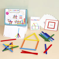 Juego Educativo Montessori De Madera Para Niños Creativo Con Palos Y Anillos Juego De Lógica Para El Desarrollo Infantil Temprano Para Niños Mayores De 3 Años - details 16