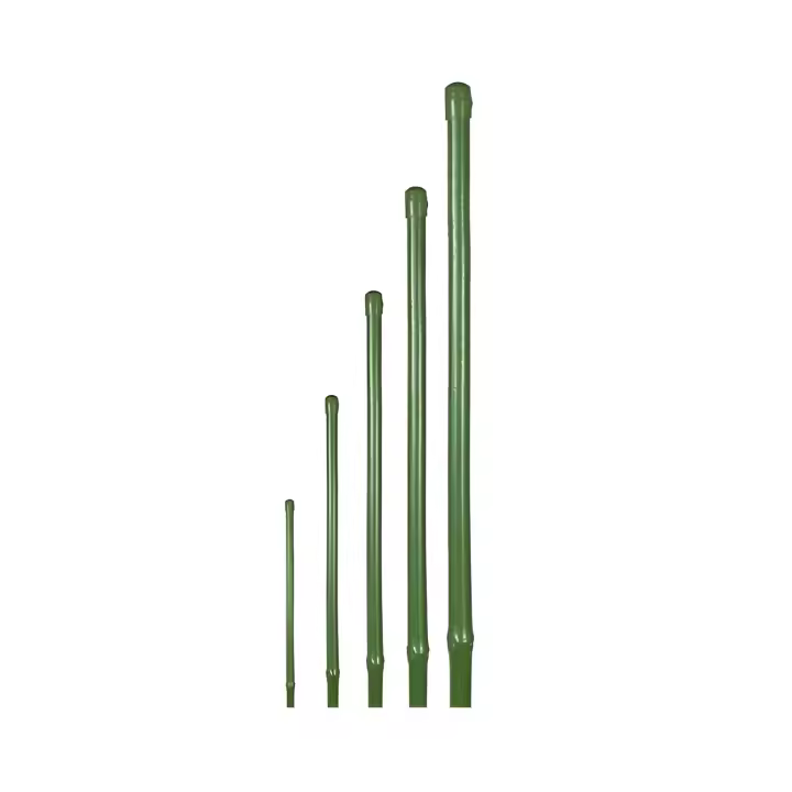 Tutor de bambú plastificado para plantas 90cm x 8/10cmØ pack 10 uds - Bricomed - 1