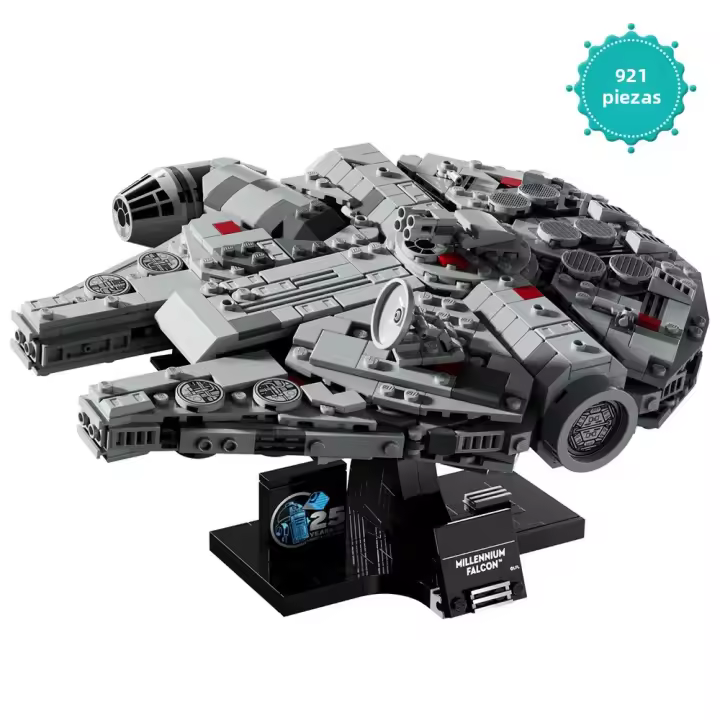 Bloques De Construcción Millennium Falcon Space Wars New Hope Modelo Estelar Buildable Aniversario 25º Para Decoración Del Hogar 921 Piezas - 1