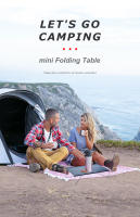 Mesa De Camping Compacta Y Portátil WESTTUNE Ultraligera Plegable De Aleación De Aluminio Para Acampar Y Senderismo - details 0