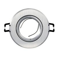 Horneo De Luz Redonda De Aluminio Para Techo GU10 MR16 Plata Aluminio Enchufe LED Blanco No Dimmable Para Sala De Comedor - details 2
