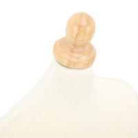 Elegante Torso De Hombre Maniquí Con Soporte Fácil De Montar Para Diseño Material De Madera Sin Químicos Peligrosos - details 10