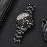 Reloj De Negocios Para Hombre Moda 3/4PCS Lujo Calendario Reloj De Cuarzo Sin Caja Material De Pulsera Y Caso De Aleación Resistencia a Agua Nula - details 12