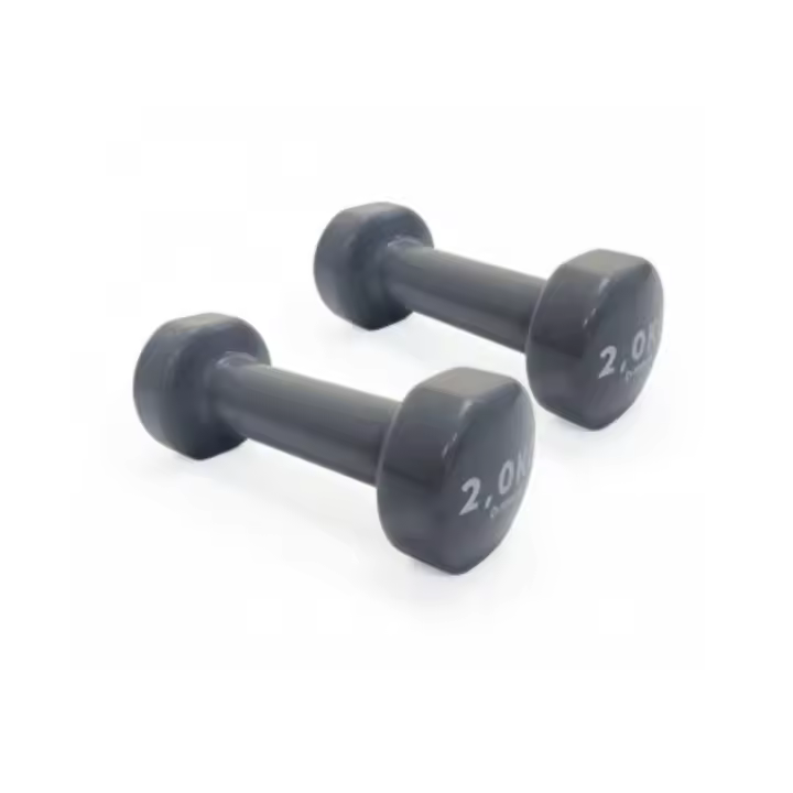 Mancuernas de vinilo Pesa rusa de 2 kg (2 Uds..) Fitness y ejercicio - 1