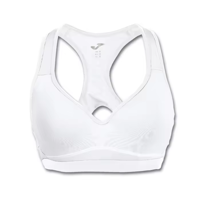 Sujetador Deportivo Blanco Brama Joma - Gran Libertad de Movimientos - 1