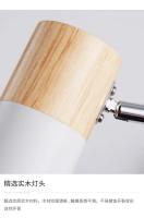 Lámpara De Pared Moderna Para Sala De Estar Y Dormitorio Con Diseño Creativo De Rocking Arm Iluminación Telescópica Plegable Para Lectura Instalación En La Pared Incluye Bombilla - details 21