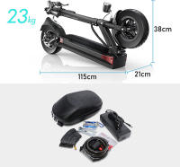 JOYOR Y6-S Patinete Scooter Eléctrico, Batería 18Ah, motor 500W, autonomía de hasta 75 km, ruedas de 10 pulgadas, velocidad máxima 40 km/h, frenos de disco duales y estructura plegable, Ideal para actividades al aire libre y desplazamientos - details 4
