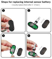 Sistema De Monitoreo De Presión De Neumáticos Para Coche Deelife TPMS Solar Control De Presión De Neumáticos Con Sensor Reemplazable Función De Medición De Temperatura Y Humedad En El Coche - details 23