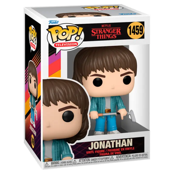 Figura Pop Stranger Things Jonathan-Figura de Vinilo Coleccionable - Idea de Regalo- Mercancia Oficial - Juguetes para Niños y Adultos - Movies Fans - Muñeco para Coleccionistas y Exposición - 1