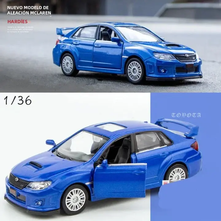 Modelo De Coche De Carreras Subarus Impreza WRX STI 1:36 En Aleación De Metal Con Retroceso Para Colección Juguete Educativo Para Niños - 1