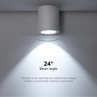 Lámpara De Techo LED De Aluminio COB Spot Light Montada En Superficie 7W 12W Iluminación Interior Para Pasillo Decoración Del Hogar 110V 220V - details 5