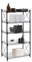 LILI HOME 🧱 Estantería Metálica Reforzada – 3, 4 o 5 Niveles | Blanco o Negro Organiza cualquier espacio con estilo, practicidad y resistencia. Es ideal para el hogar, oficina, cocina, baño, garaje o incluso locales comerciales. Fácil montaje sin tor - details 2