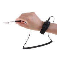 Pulsera Antiestática Ajustable ESD Discharge Cable Cinta De Tierra Para Mano Herramienta Manual Sin Cable Clip Sin Wireless - details 8