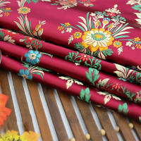 Tela De Brocado Floral Retro En Jacquard Para Vestido De Escenario Traje De Sastre Decoración Del Hogar Bolsa De Satén DIY Artículos De Tela - details 13