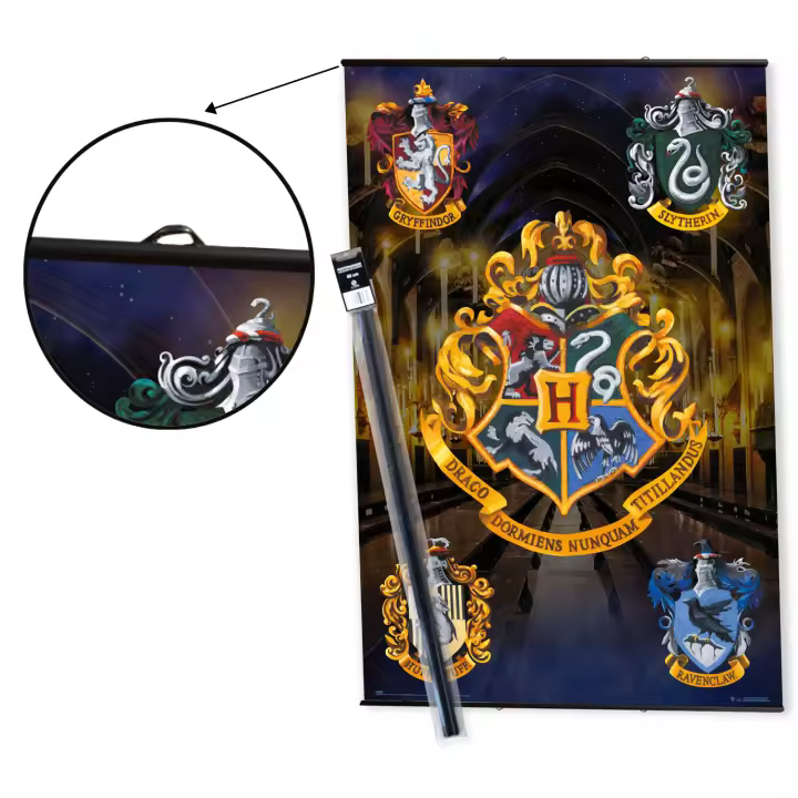 Pack colgador con póster harry potter 3 - 1