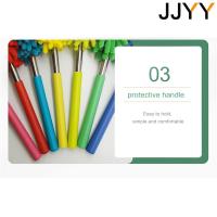 JJYY Duster De Plumas Largadas En Acero Inoxidable Con Extensión Multifuncional Duster De Tela De Cangrejo Para El Hogar 1PC - details 2