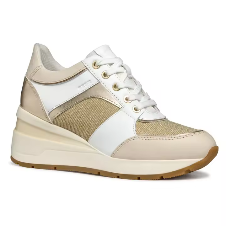Calzado mujer Zapatillas Geox Zapatillas Zosma Dorado - 1