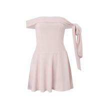 Vestido Mini De Hombros Descubiertos Elegante Solido Alta Cintura WhereMery Y2K Dulce Streetwear Sin Mangas Para Mujer Primavera Verano - details 8