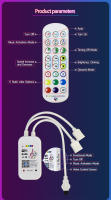 Tira De LED RGB WiFi Tuya 24V 30M Luz De Bandeja RGB Inteligente Sync Con Música 18LEDs/M Lámpara Para Decoración De Habitaciones - details 4
