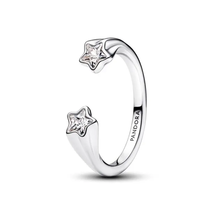 193582C01 - Anillo Abierto en plata de ley Estrellas Fugaces | Pandora Oficial 193582C01 PANDORA Silver  Anillo Pandora original - 1