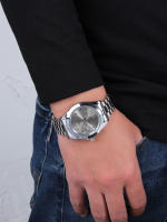 Reloj De Cuarzo Para Hombre Reloj De Pulsera De Moda Sencilla Y Lujo Para Uso Diario Y Negocios Con Calendario Pantalla Con Marcas Numéricas De Arábigas Material De Acero Inoxidable Resistente Al Agua - details 23