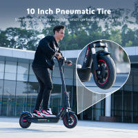 Patinete eléctricos ISCOOTER  i10 - Neumático de 10 pulgadas 650W 40km/h 15Ah Capacidad de peso 120 kg Negro - details 7