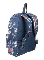 Mochila Roxy Sugar Baby 16L Azul estampadoo floral - 41 cm de alto, 32 cm de ancho, 11 cm de fondo y capacidad para 16 Litros - fabricada con tejido mezcla de poliéster REPREVE™ trazable hecho de botellas de plástico recicladas - details 2