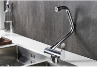 Grifo De Cocina Montado En Pared Negro Con Filtro De Agua Salida Pulida Doble Manera De Instalación Material De Latón Cerámico - details 20