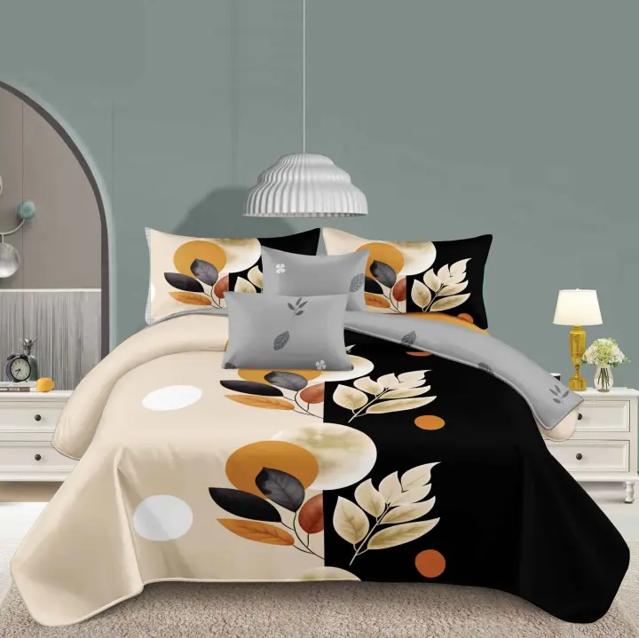 RedHer+Home Modelo Esera Juego de Funda Nórdica Reversible Estampada para Cama 90/105/135/150 Funda nórdica Microfibra con cremallera - Funda almohada - Funda edredon suave y transpirable. - 1