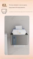 Caja De Papel Toalla Para Baño Sin Necesidad De Perforación Resistant Al Agua - details 3