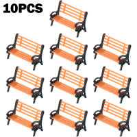 Juego De 10 Piezas De Asientos De Banqueta Para Modelos De Tren HO Escala 1:87 Set Deベンチ Para Escenarios De Ferrocarril Y Parques Decoración De Hogar Y Juguetes Para Niños Material Plástico - details 1