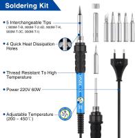 TACKLIFE SOL20EN1 Kit Soldador 20 en 1 Temperatura Ajustable 200-450℃ , ENVIO 24- NUEVO - details 0