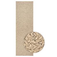vidaXL Alfombra ZIZUR apariencia de yute interior y exterior 80x200 cm Estampado Rectangular,  Circular,  y mas Alfombras de área  Alfombra de Piso para Sala de Estar Dormitorio Habitación Salón - details 0
