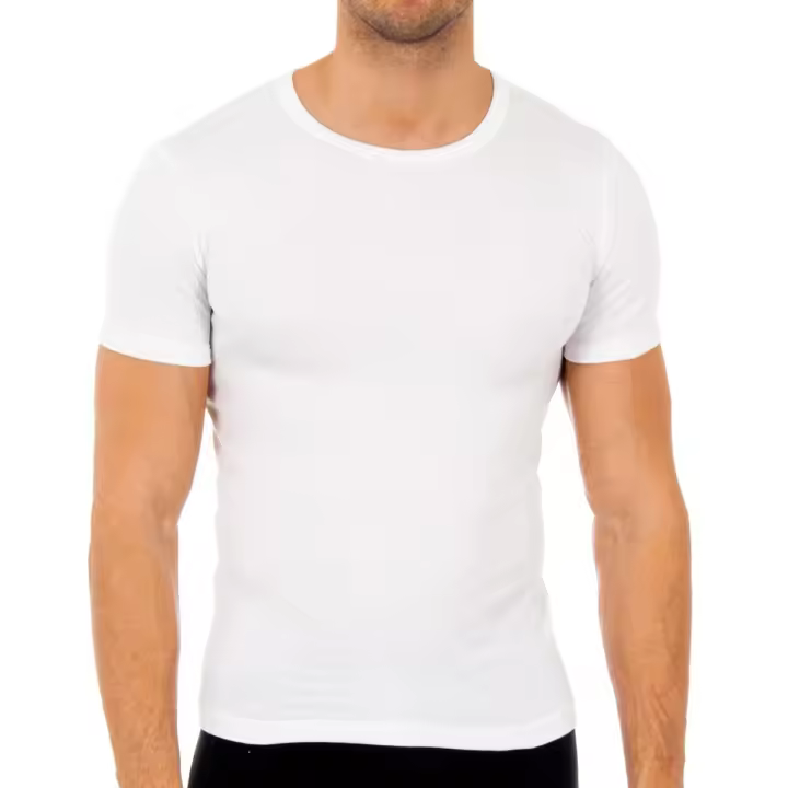 Abanderado-Camiseta de fibra y manga corta para Hombre 0806 - 1
