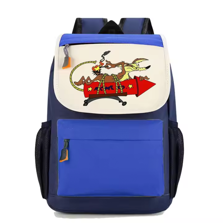 Mochila Correcaminos y Coyote. Varios colores. Ideal para la escuela. Colegio. Senderismo. Excursiones. Multiples bolsillos - 1