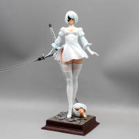 Figura De Juego Nier Automata 2B 27.5cm Cuatro Estilos Estatua De Mecha Lifeform Decoración De Escritorio Regalo De Juguetes Para Coleccionistas - details 1