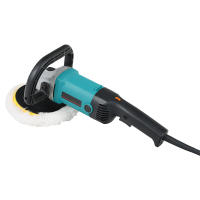 Pulidora de coches de 1200 W, 7 pulgadas, 6 Velocidades, 1000 a 4500RPM, Mango en D y Mango Lateral, Pulidora con 24 Accesorios para Lijado de Madera, Pulido, Encerado de Coche - details 6