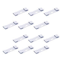 12pcs Reparación De Cierres De Venas Verticales Para Cortinas Y Sombrillas Adornos Para Cortinas Tipo De Fibra Sintética - details 7