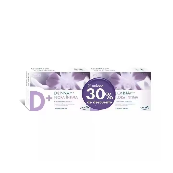 ORDESA DONNA PLUS D+ FLORA INTIMA DUPLO 14+14 CAPSULAS - 1