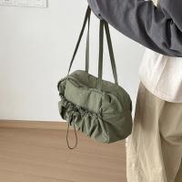 Bolso De Hombro Para Mujer APWIKOGER Pleated Multipropósito Satchel Solido Capacidad Grande Ligero Bolso De Viaje Casual - details 2