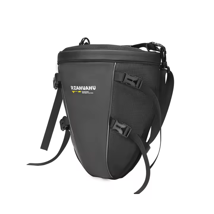 Mochila De Motocicleta Grande Resistente Al Desgaste Y Impermeable Estuche Trasero Para Motociclista Eléctrico Negro Capacidad De 7-13L - 1