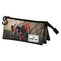 Estuche escolar SpiderMan Karactermania / Dos colores / Triple bolsillo / Poliéster / Para niños y niñas / Para utensilillos escolares / 05431 / 05437 - details 0