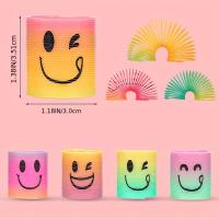 Juego De Juguetes Antiestrés Con Patrón De Círculos Arcoíris 12pcs Juegos Interactivos Para Niños Set De Actividades Para Fiestas Y Trabajo - details 4