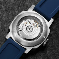 Reloj De Pulsera Automático SEAKOSS GMT Para Hombres Resistente Al Agua 10Bar Movimiento Seagull ST2557 De Acero Inoxidable 316L Luminoso Calendario Esportivo - details 14